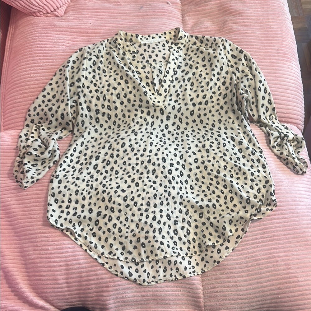 Leopard Print Women's Top